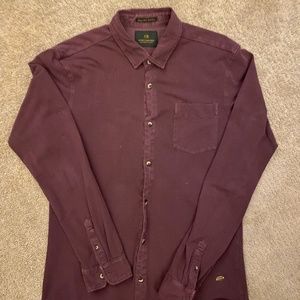 Scotch and Soda Maroon Button-Up